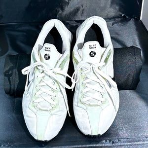 Nike Shox White Men 9.5 325183-101 Leather